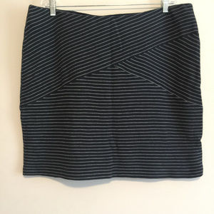 Blue & White Striped Skirt by J. Jill